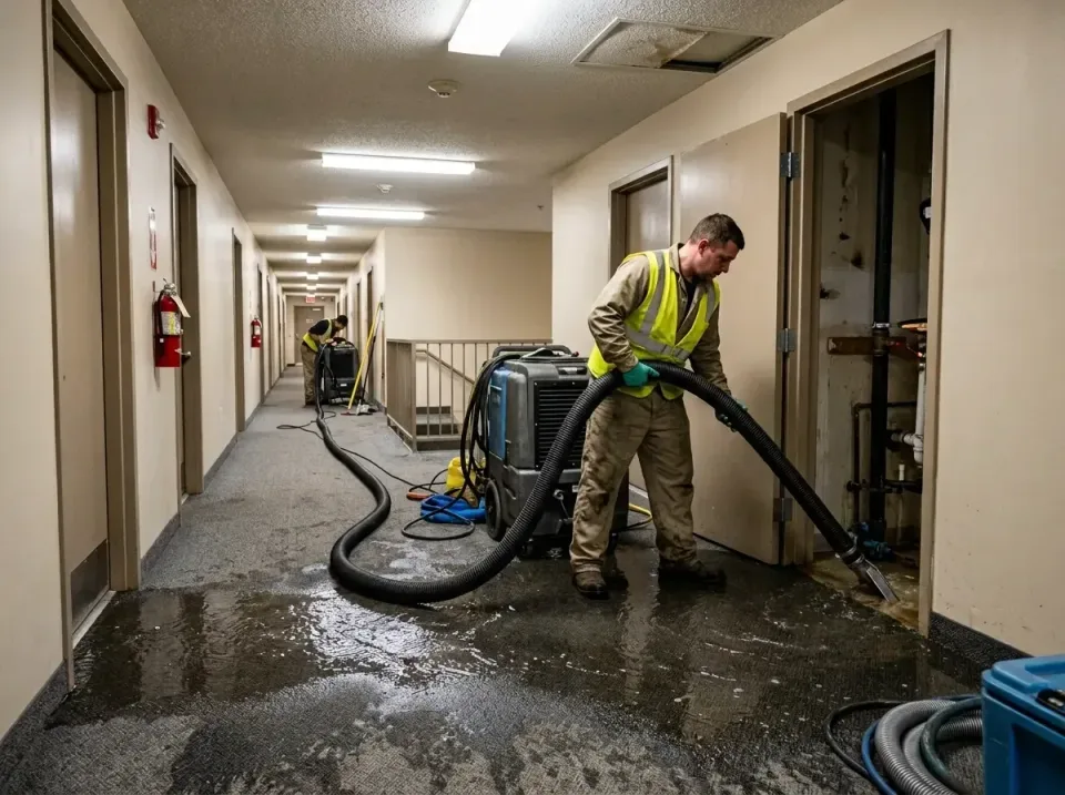 multi-unit-apartment-hallway-f-005 — frequently asked questions, Emergency Burst Pipe Water Extraction & Removal in Merrill,…